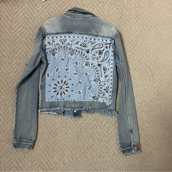 Bandana Denim Jacket - Picture 1 of 3